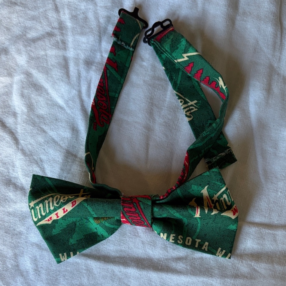 Handmade Minnesota Wild necktie.